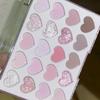 DIKALU Korean Heart 20-Color Eyeshadow Palette, Matte & Shimmer, Purple Gentle Daily Makeup.