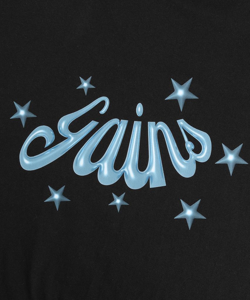 GAINSBORO 3D Star Logo T-Shirt_Black/Blue