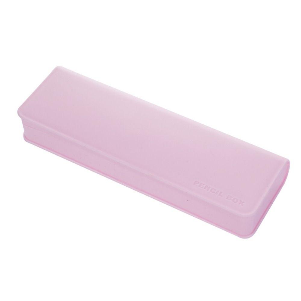 High Quality Plastic Pencil Case Portable Large Capacity Stationery Case Pen Box Elementary Students