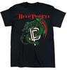 T-shirt Noir Unisexe Lourd Coton Pour Fans Groupe Deep Purple Vintage Toutes Tailles BL835