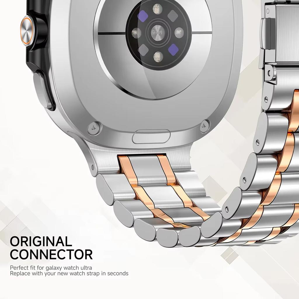 Metal Strap For Samsung Watch 8 Classic 46mm Business Stainless Steel Watchband Bracelet Galaxy Watch 8 40/44mm Smartwatch Band