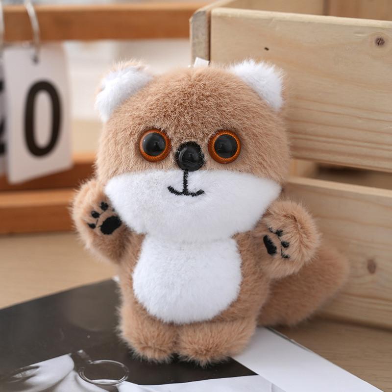 Little Cute Fox Pendant Plush Toy Doll Backpack Pendant Fashion Keychain