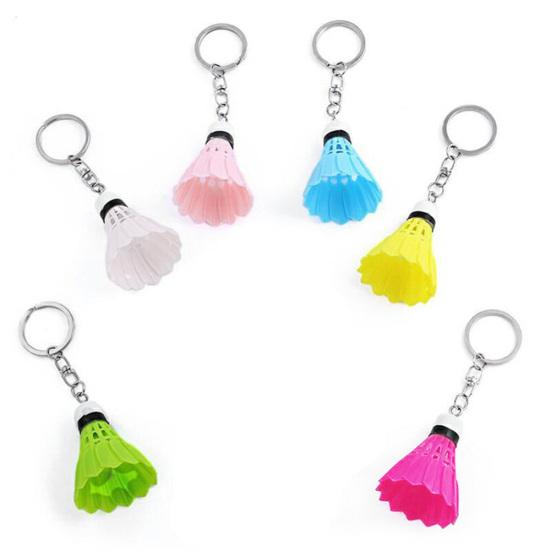 Mini portachiavi con ciondolo da badminton, portachiavi, portachiavi, zaino, decorazione da appendere