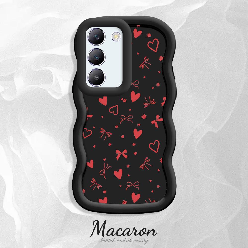 Painted Pattern Big Wave Edge Soft Silicone Material Macaron Phone Case Shockproof Protective Rubber Casing for OnePlus Vivo Motorola Moto