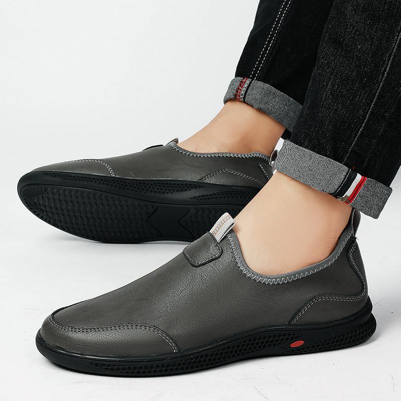 Handmade Loafers High Quality Mens Business Shoes Genuine Leather Man Casual Slip on Shoes Luxury Brand Formal Comfy Moccasins