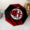 AC Milan Theme Automatic Umbrella, Lightweight & Portable, 8 Rib, Perfect for Outdoor Travel, Birthdays, Christmas, Gifts.