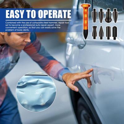 Dent Remover Tools For Car High Point Auto Dent Pen Kit Dent Repairing Tool With 9 Different Heads For RVs SUVs Trucks Mini Cars