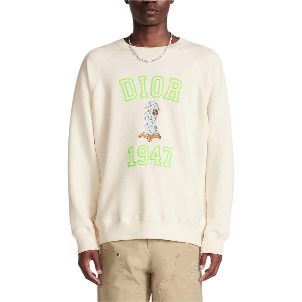 DIOR SS24 Sweatshirt Men's Ecru 483J634B0912-C186