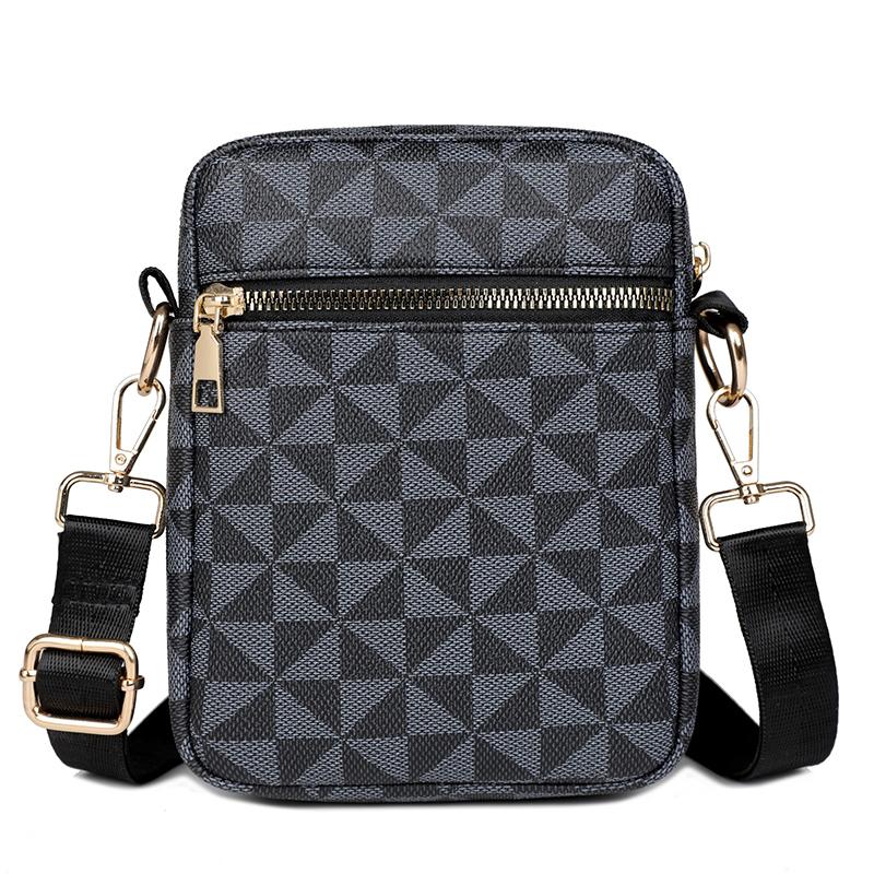 Mode Pringting Herren Kleine Umhängetasche PU Leder Kleine Messenger Crossbody Handytasche Für Herren Vintage Stil Herren Handtasche Tasche