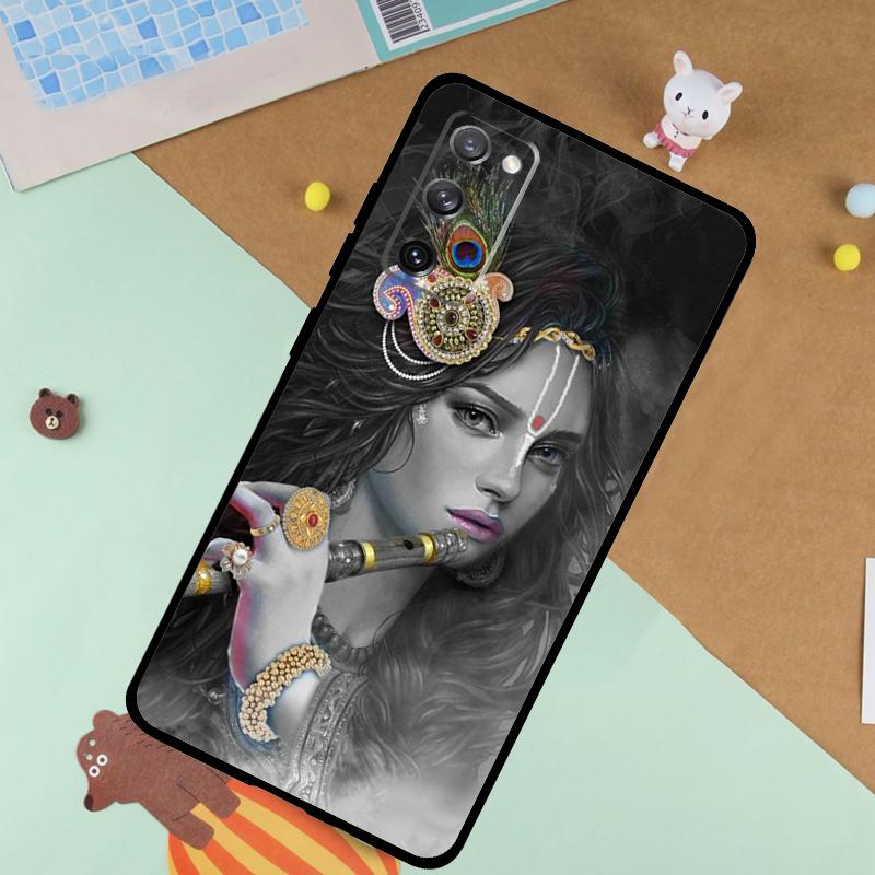 Indisk Gud Lord Krishna Mjukt Fodral För Samsung Galaxy S24 Ultra S9 S10 S20 S22 S21 Plus S23 FE S25 Ultra Funda Cover