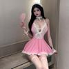 Petite Silicone Doll In Sexy Maid Lingerie 