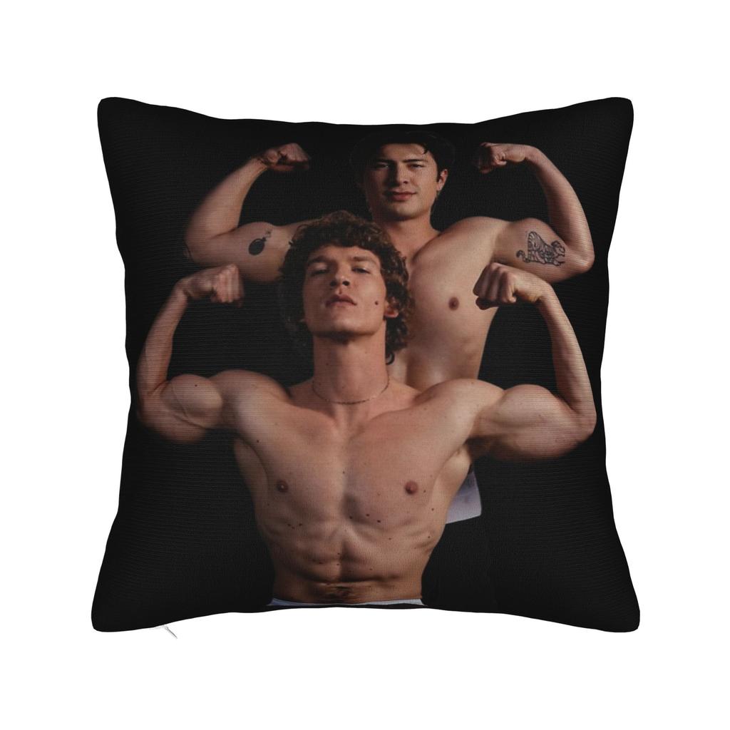 Connor Storrie And Hudson Williams From Heated Rivalry Pillow Cover Novelty Pillow Case For Sofa Home Decor Soft Pillowcases