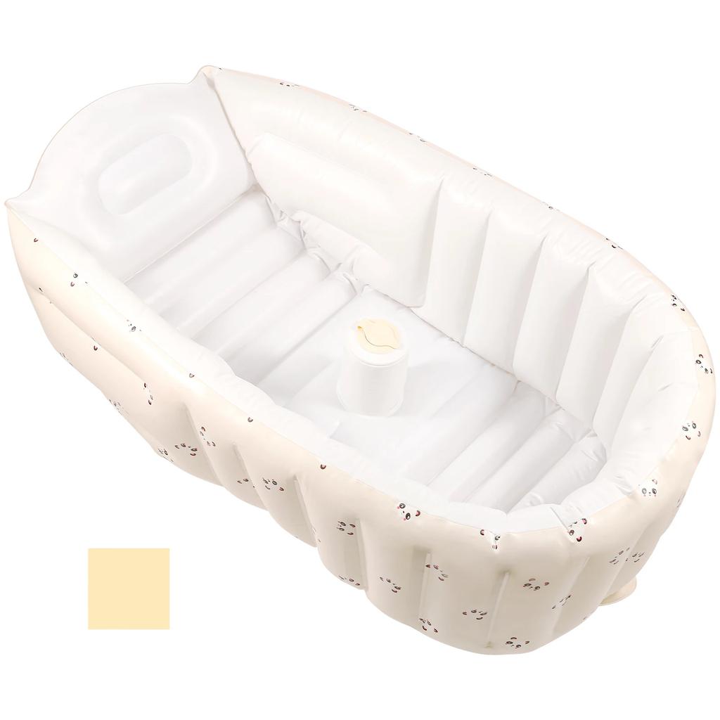 Animal Baby Swimming Bathtub Inflatable Baby Bathtub Anti Slip Shower Basin Portable Infant Bath Tub Toddler Bathtub Swimming