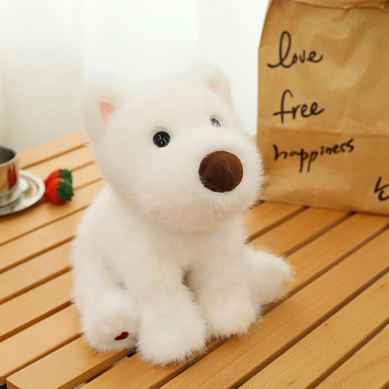 Cartoon Dog Plush Toy For Kids With Pp Cotton Filling Sit Worryfree Night Sleep Gift For Children