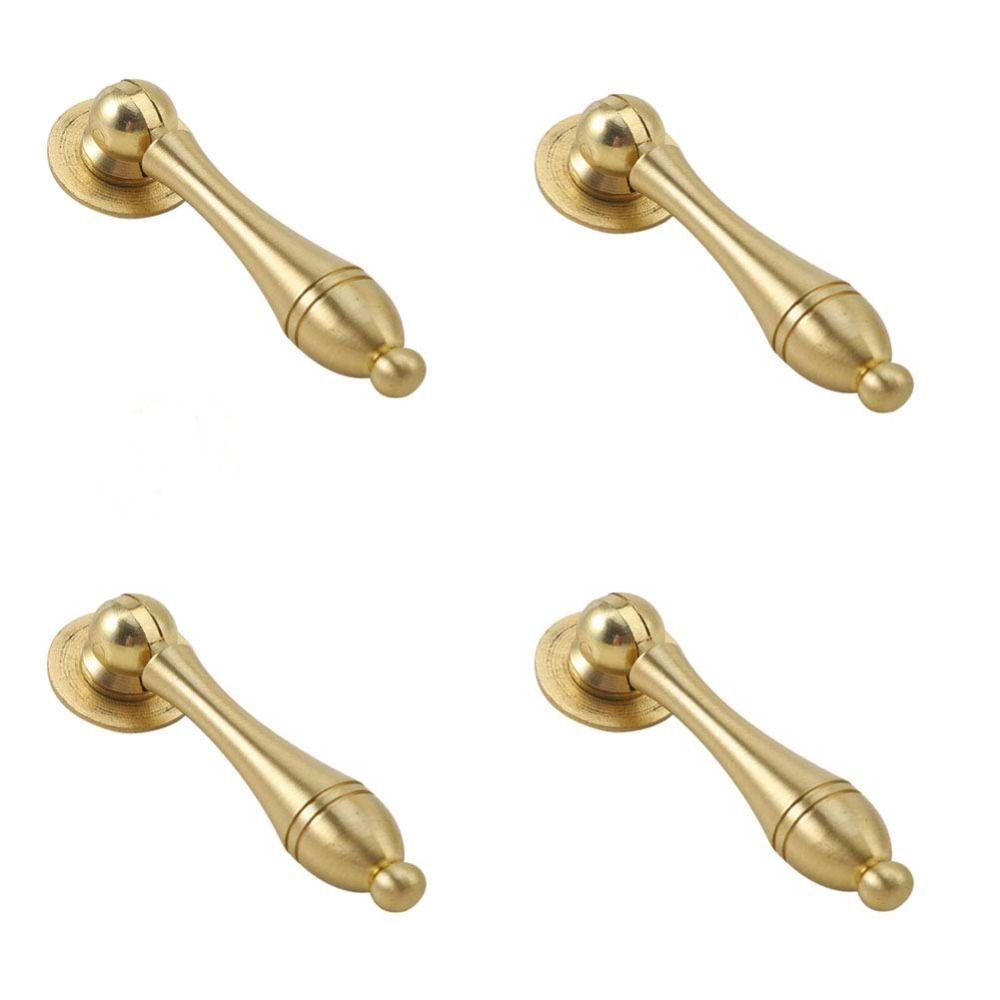 

4 шт., золотая ручка для выдвижного ящика, латунная, металлическая ручка для комода, фурнитура, кухонные ручки, ящик