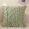 43x43cm INS Plush Pillowcase 3D Rhombus Geometry Soft Throw Pillowcase Embroidery Living Room Sofa Decor Jacquard Cushion Cover