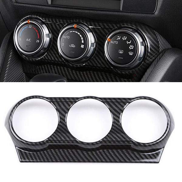 For Mazda CX-3 CX3 Dashboard mid console Gear Shift Frame Air Conditioning AC Vents Steering Wheel Panel speaker Cover Trim
