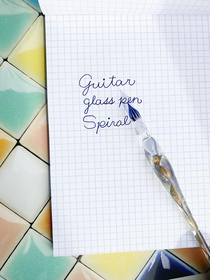 Teranishi Chemical Industry Glass Pen Spiral Yellow GLAS-YE