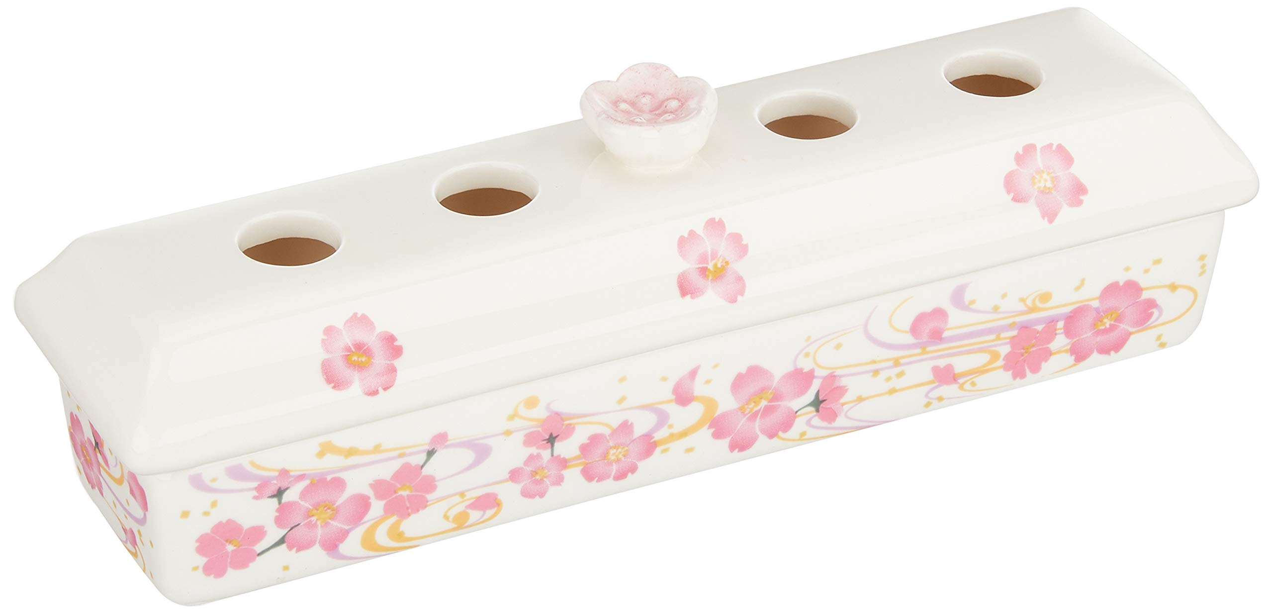 

Керамический подсвечник для благовоний Seto, держатель для благовоний, для палочек благовоний, Обон, Буддийский алтарь, Поминальная служба, Керамика Сето, Тарелка-пепельница для благовоний, Вишня