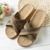 Summer Linen Women'S Slippers Flat Sandals Home Color EVA Lightweight Shoes For Women Casual Slippers 2025