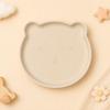 Non-Slip Silicone Bear Plate & Bowl Set for Baby Self-Feeding