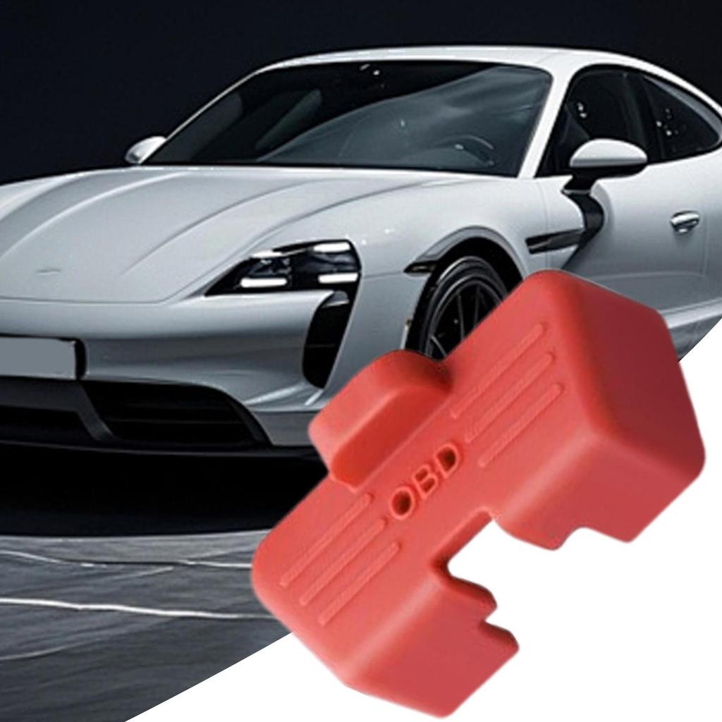 1 pièce Couvercle de port OBD en silicone Protecteur Cache-poussière pour diagnostic de voiture Étanche Antichoc Antirouille Universel Accessoire pour véhicule automobile