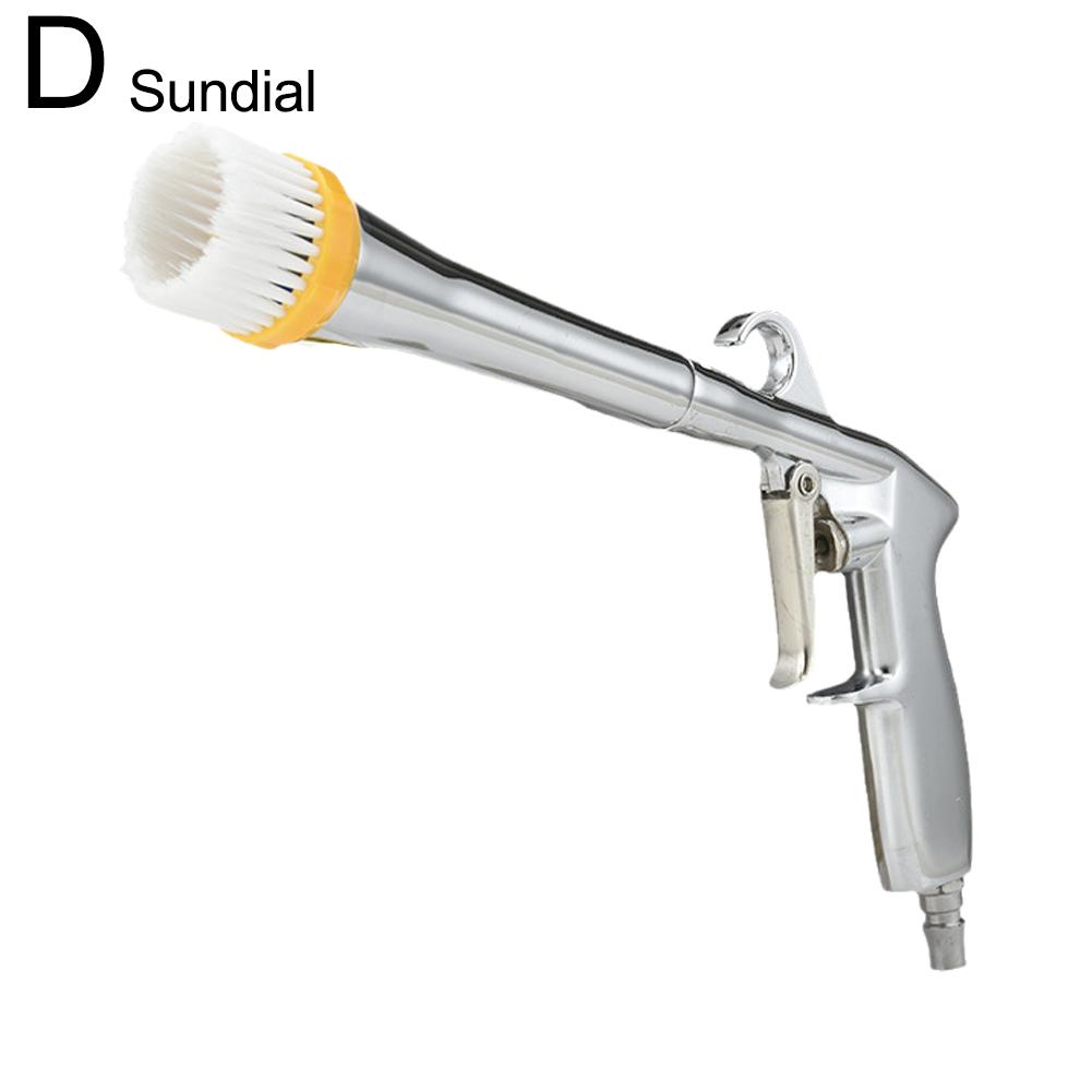 Car Beauty Tools Tornado Blower Gun With Brush Dust Blower Cleaning Brush Efficient Dry Cleaning Gun Spray Gun Car Cleaning Tool