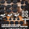 Essential Drum Cymbal Accessories 36 Piece Collection Contains Felts Wing Bolts Washers Sleeves And Key For Reliable Function