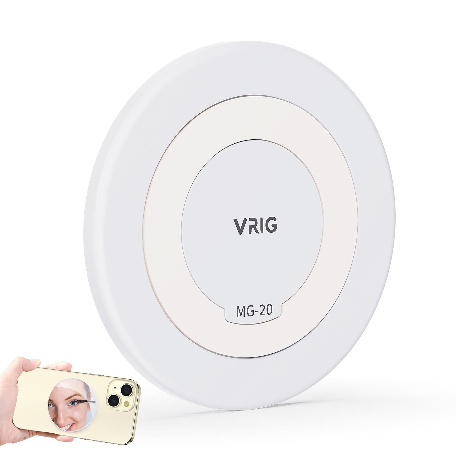 

VRIG MG-20 Magsafe-Compatible Magnetic Makeup Mirror for Phone Rear Camera Self Portrait Mirror A