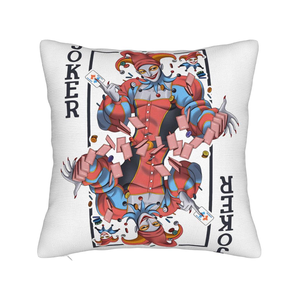 Game B-Balatro Joker card Funny Pillow Cover  Print Cushion Cover Retro Trendy Pillow Case For Living Room Sofa