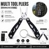 New Mini Multi Tool Pliers Repair Tool Portable Folding Pliers Stainless Steel Multi Purpose Survival Pliers Tools Outdoor Use