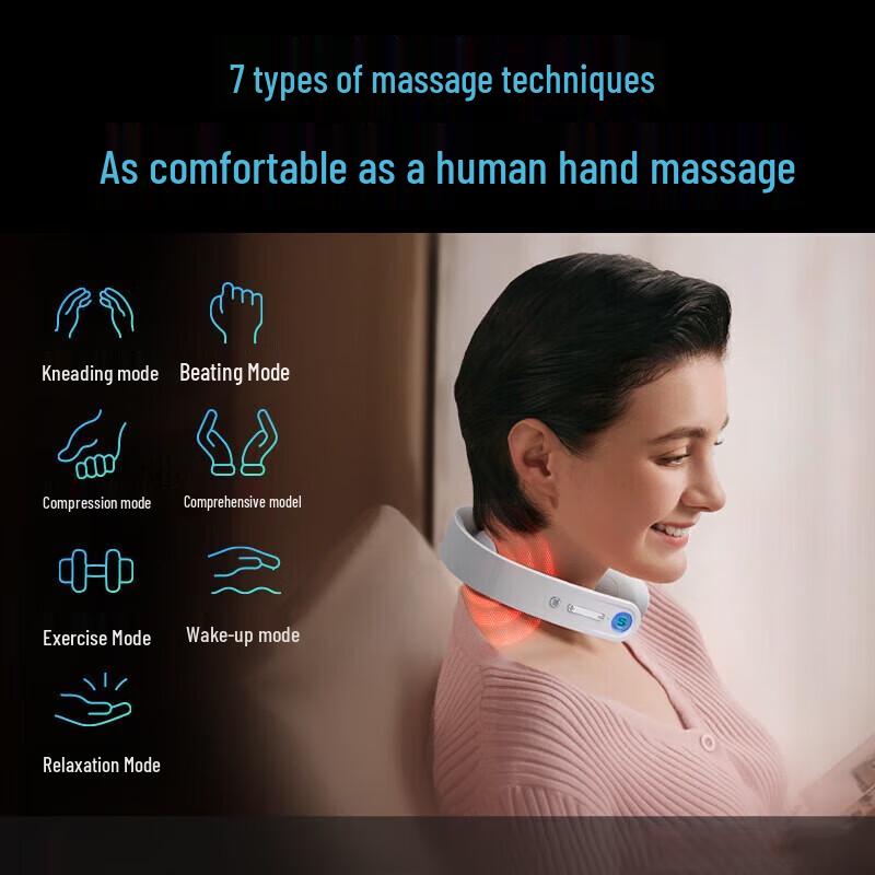 SKG G1 3rd Gen Portable Pulse Neck Massager CN Plug (adapter Included)