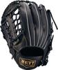 ZETT Soft Steer Baseball Black Size 5 Glove, All-Around, Left-Handed Throw, (1900), (BRGB35530F)