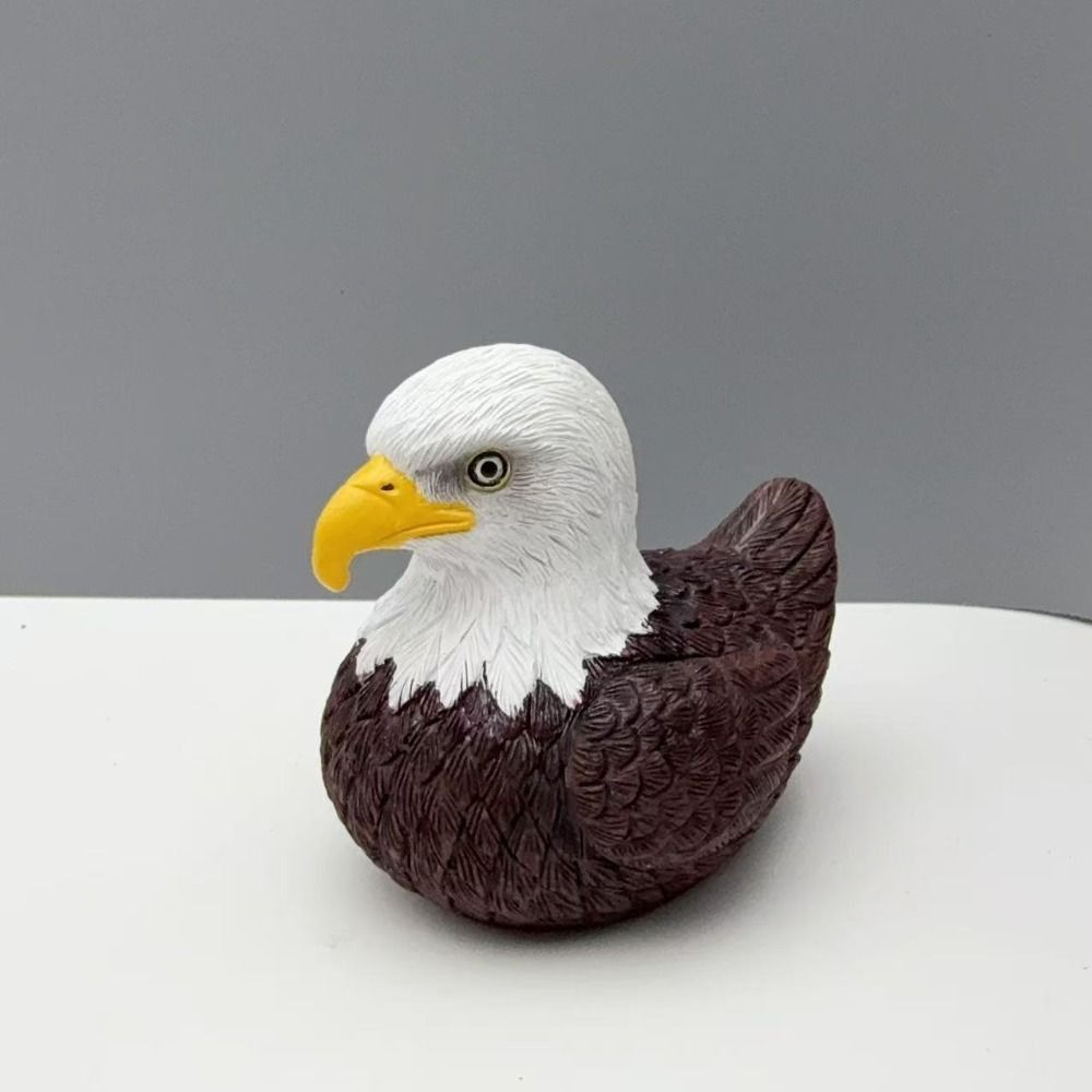Creative Owl Figurine Resin Eagle Ornament Wildlife Decor Wildlife Duck Figurine  Gift