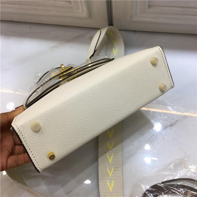 Ins Kuhleder Damen Tasche 2023 Neu Zweite Generation Doppel Schultergurt Palmenmuster Einzel Schulter Tragbar Messenger Bag Trend