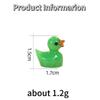 10-300pcs Miniature Resin Ducks Mini Duck Figures Glow In the Dark Landscape Ornaments For Doll Houses Aquarium Garden