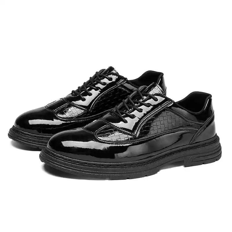 

Модные зимние мужские туфли на блочном каблуке для выпускного вечера, элегантные синие туфли, модели кроссовок, спортивная обувь, низкая цена, бегуны, Bity 44