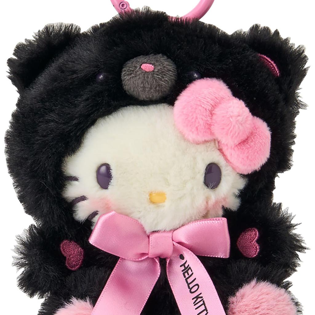 Porte-mascotte Sanrio Hello Kitty avec mousqueton 386499 (Animaux Noirs)