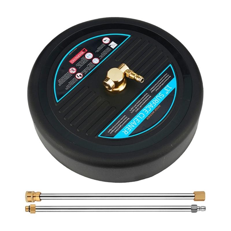 13Inch High Pressure Floor Scrubber 13   Pressure Washer Surfaces Cleaner, 2500PSI For Outdoor Cleaning 1