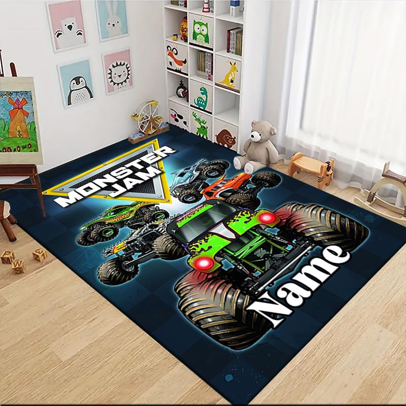 Custom Name Pororo Friends Adventure Carpet Rug Customizable Soft Washable Anti-Slip Home Living Room Sofa Mats Personalized Rug. 0909165