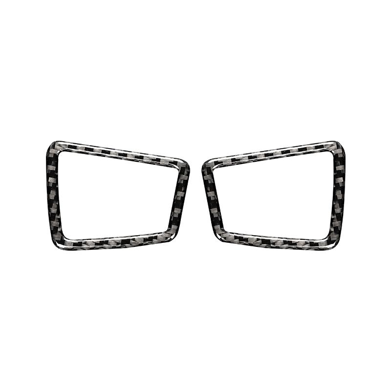 Carbon Fiber for Ford Explorer 2013-2019 Car Accessories Interior Car Instrument Panel Air Outlet Decoration Frame Trim Stickers