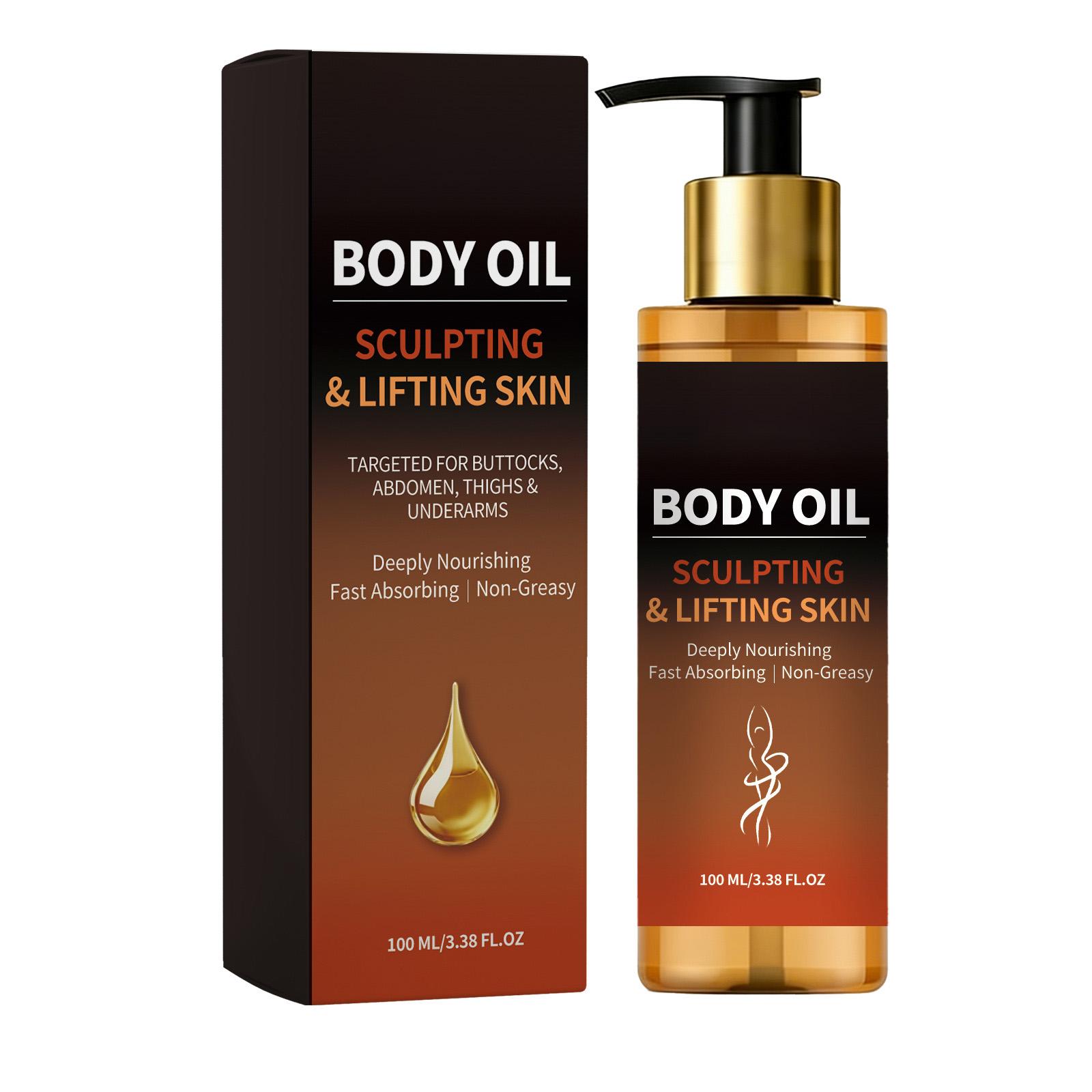 

Body Moisturizing Body Oil - Softens And Nourishes Skin, Provides Daily Moisturizing And Hydration, Not Greasy For Massage Use 100ml