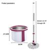 Jia Shi Jie 360° Spin Mop Set: Hands-Free, Dual-Use Wet & Dry Single Bucket System