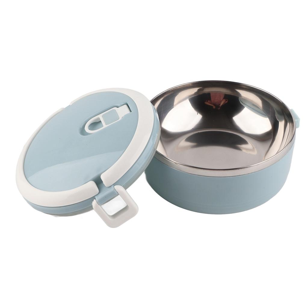Przenośny pojemnik na żywność ze stali nierdzewnej na makaron ryżowy w kolorze niebieskim