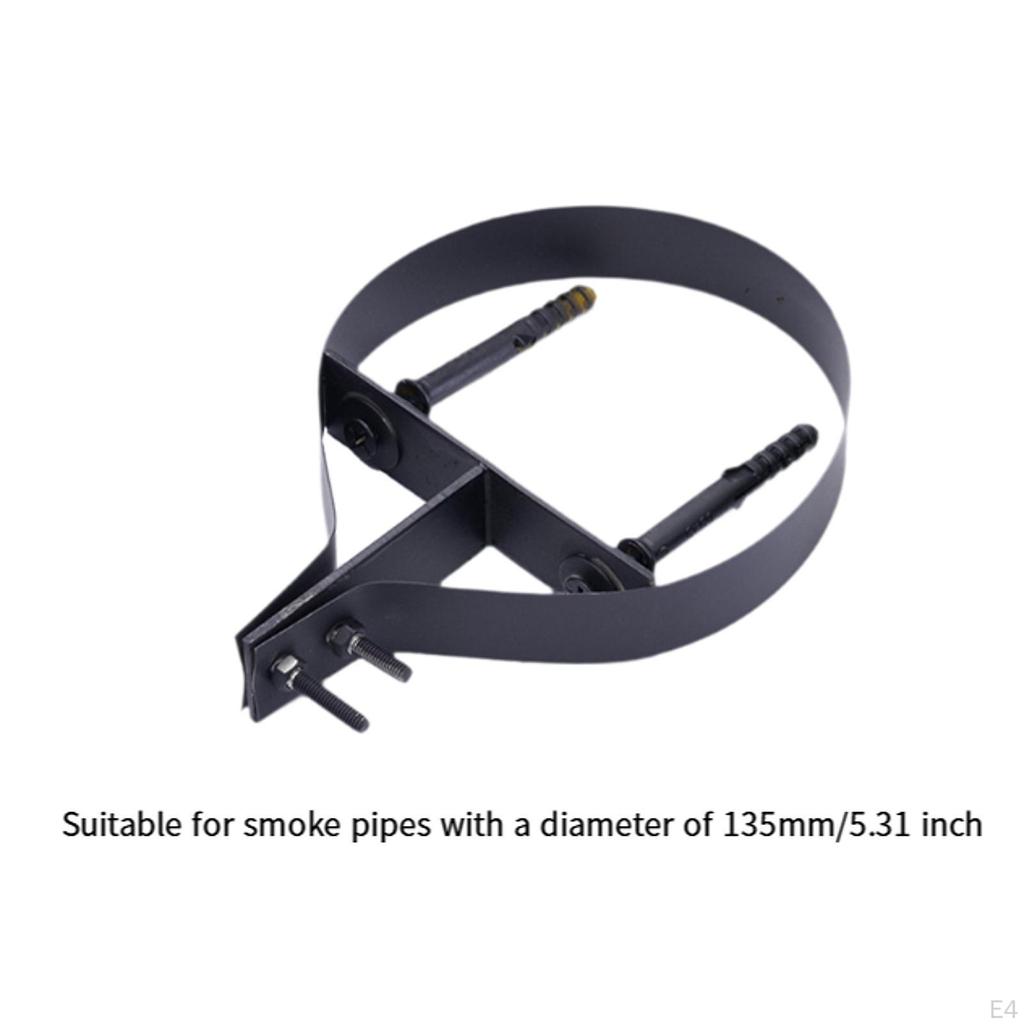 5,3 palce 135 mm Podpěrný držák komínové roury pro vložku spalinovodu a kamna