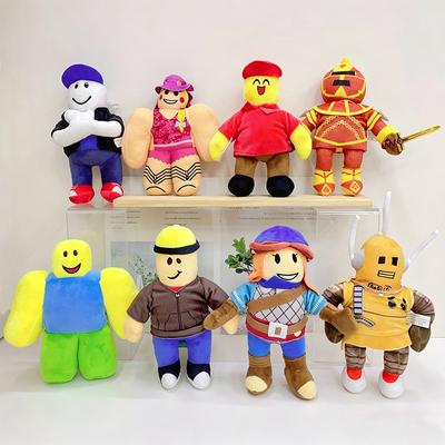 Plush Roblox Toys 24Cm 8 Styles Noob Experiment Soft Stuffed Doll For Kids Boys Girls Birthday Gift Party Favor Fan Collection
