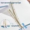 Morandi Color-Blocked B5 Notebook: Vibrant Design, Thick Pages, Versatile for Students