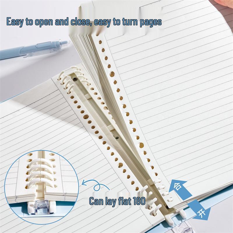 Morandi Color-Blocked B5 Notebook: Vibrant Design, Thick Pages, Versatile for Students