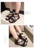 Fairy Style Roman Sandals - Soft Sole, Thick-Soled, Versatile Flat Beach Shoes for Summer 2026.