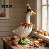Halloween Goose Outfit 1 Set Outfit, Lawn Festive Clothes with Pumpkin Spider Pointed Costume for Yard Display Hat, Porch 23 Inch Statue Outdoor
